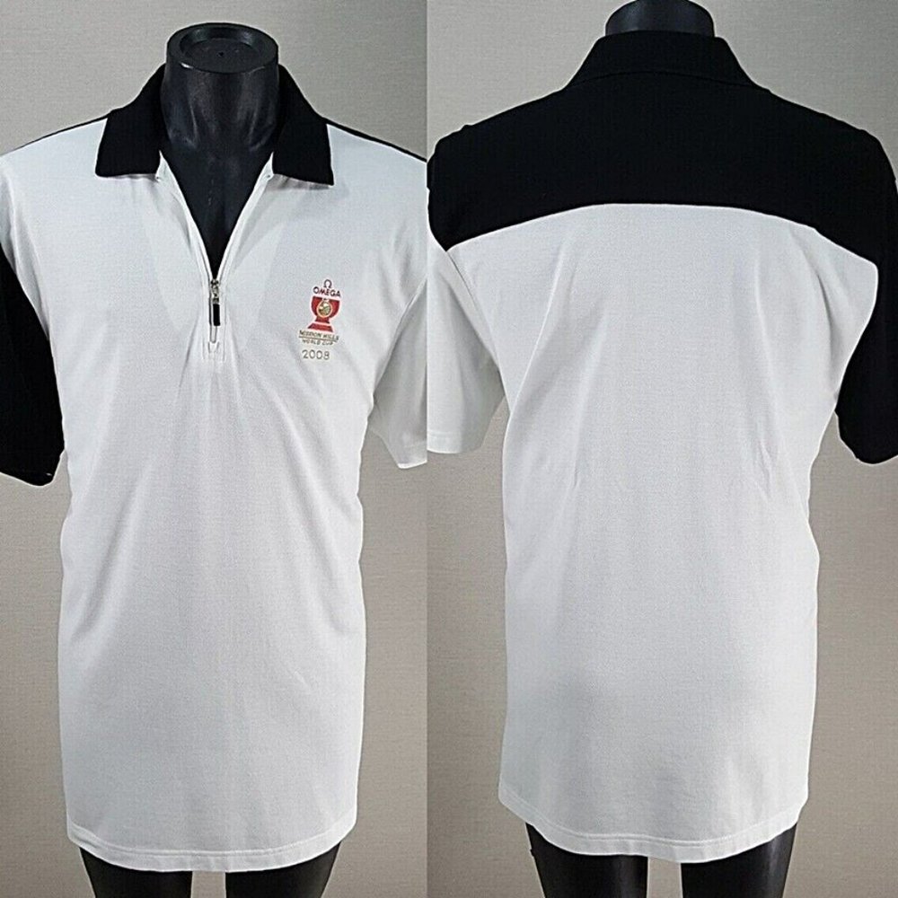 Omega Mission Hills World Cup Golf Polo Shirt Mens Size XL 2008 Shenzhen China